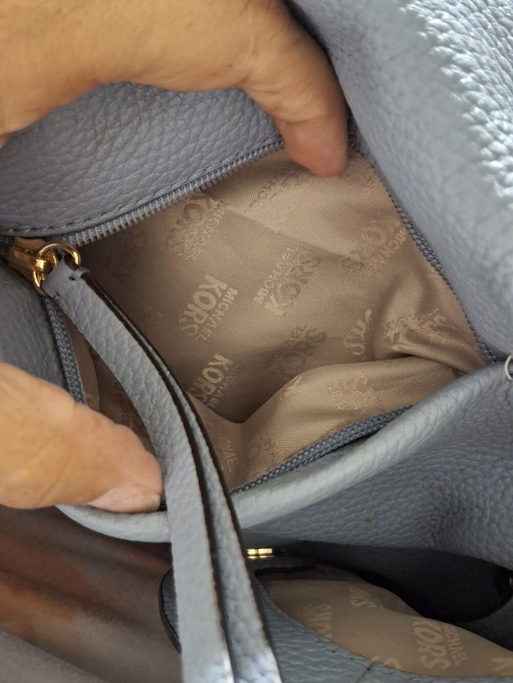Michael Kors Riley Leather Backpack - Picture 6 of 12